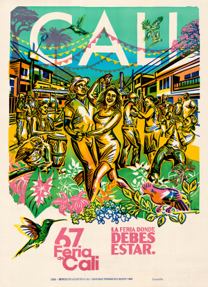 AFICHE OFICIAL de la #67 Feria De Cali 1/2
