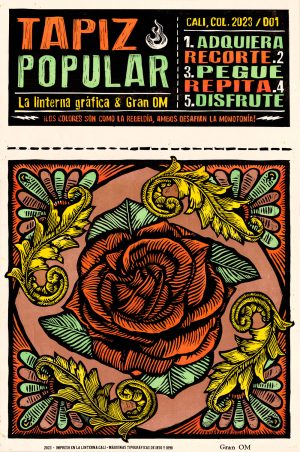 TAPIZ POPULAR Gran OM - PLIEGO