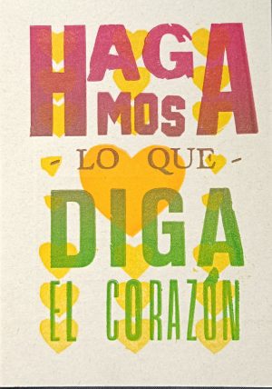 POSTAL HAGAMOS LO QUE DIGA EL CORAZON Vol 2
