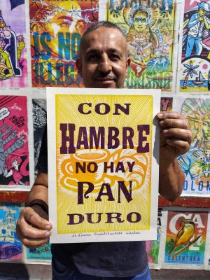 CON HAMBRE NO HAY PAN DURO 1/8